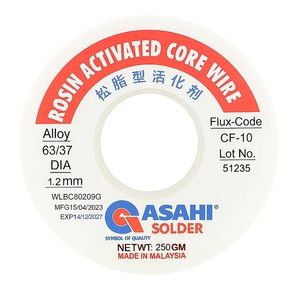 سیم لحیم آساهی مدل 1.2mm وزن 250 گرم